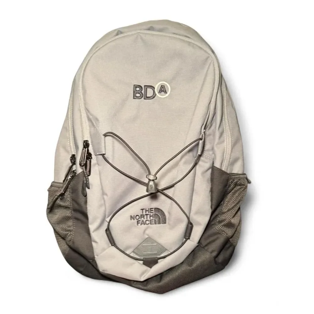 The North Face Daypack Backpack Gray Black Laptop School Hiking Bag